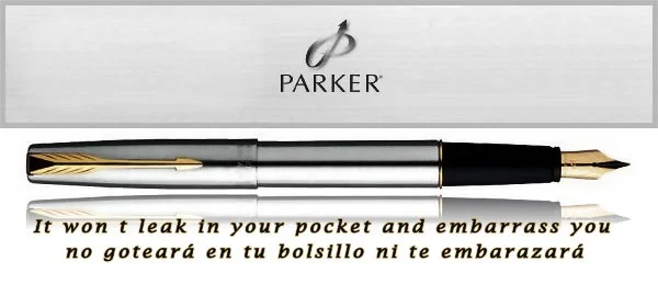 Parker pen localization